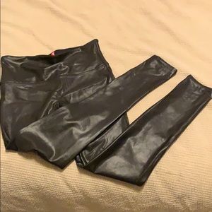 Spanx faux leather leggings